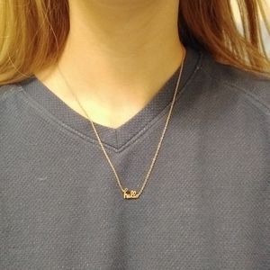 Hello Necklace